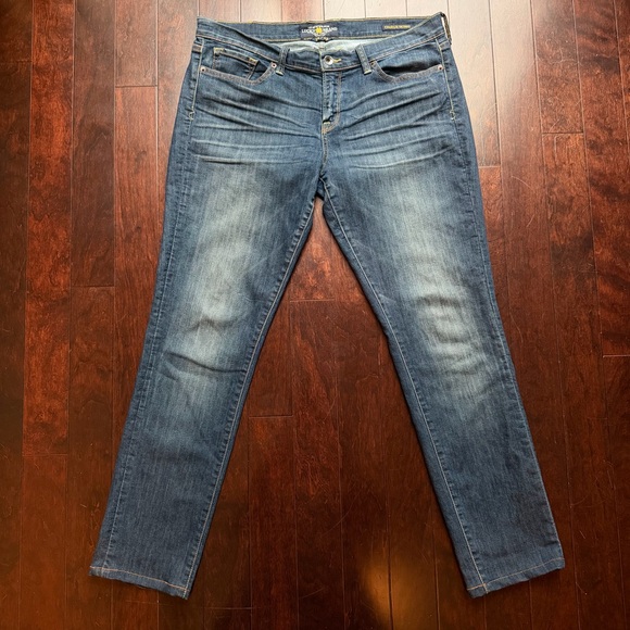 Lucky Brand Denim - Lucky Brand Women's Charlie Skinny Jeans Size 14/32 Mid/Low Rise Stretch Denim